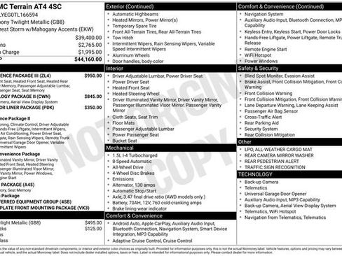 Used 2026 GMC Terrain AT4 w/ Convenience Package III AWD/4WD image 7