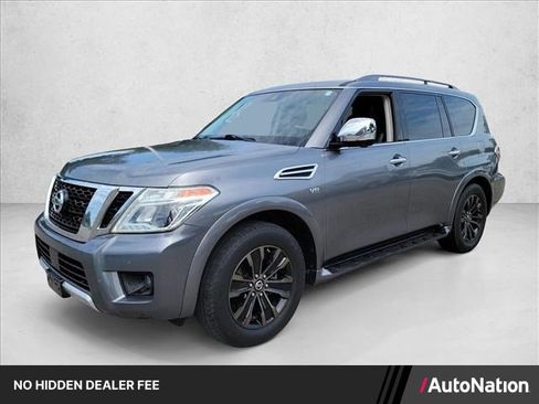 Used 2018 Nissan Armada Platinum w/ Captain Seat Package RWD image 1