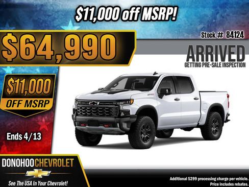 New 2026 Chevrolet Silverado 1500 ZR2 image 1