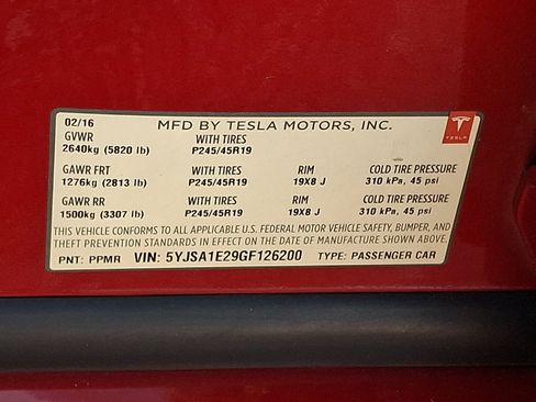 Used 2016 Tesla Model S 85D image 26