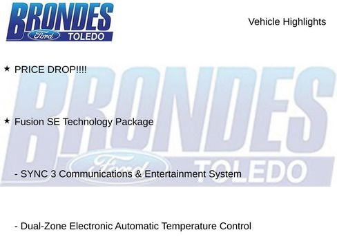 Used 2017 Ford Fusion SE w/ Fusion SE Technology Package image 5