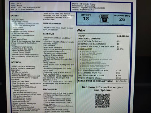 Used 2013 Nissan 370Z NISMO w/ Bose Pkg image 19