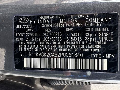 Used 2023 Hyundai Kona SE AWD/4WD image 15