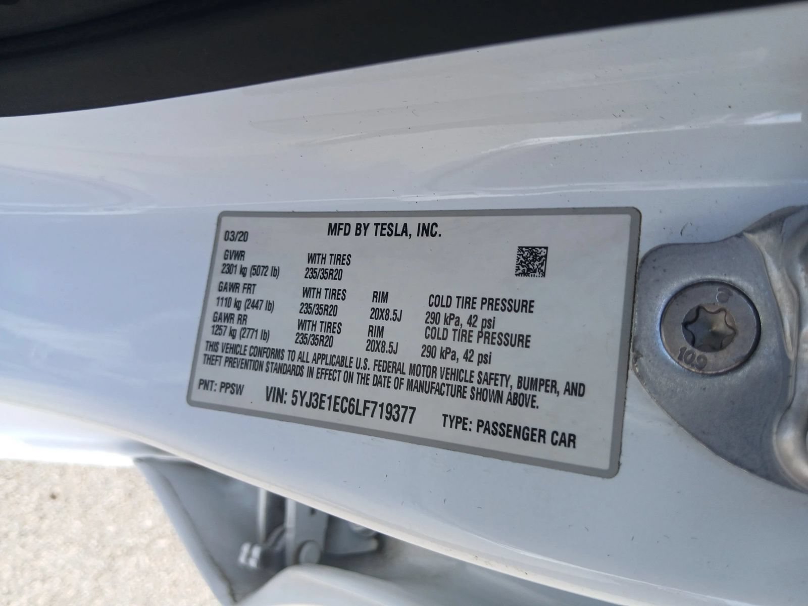 Used 2020 Tesla Model 3 Performance AWD/4WD image 17