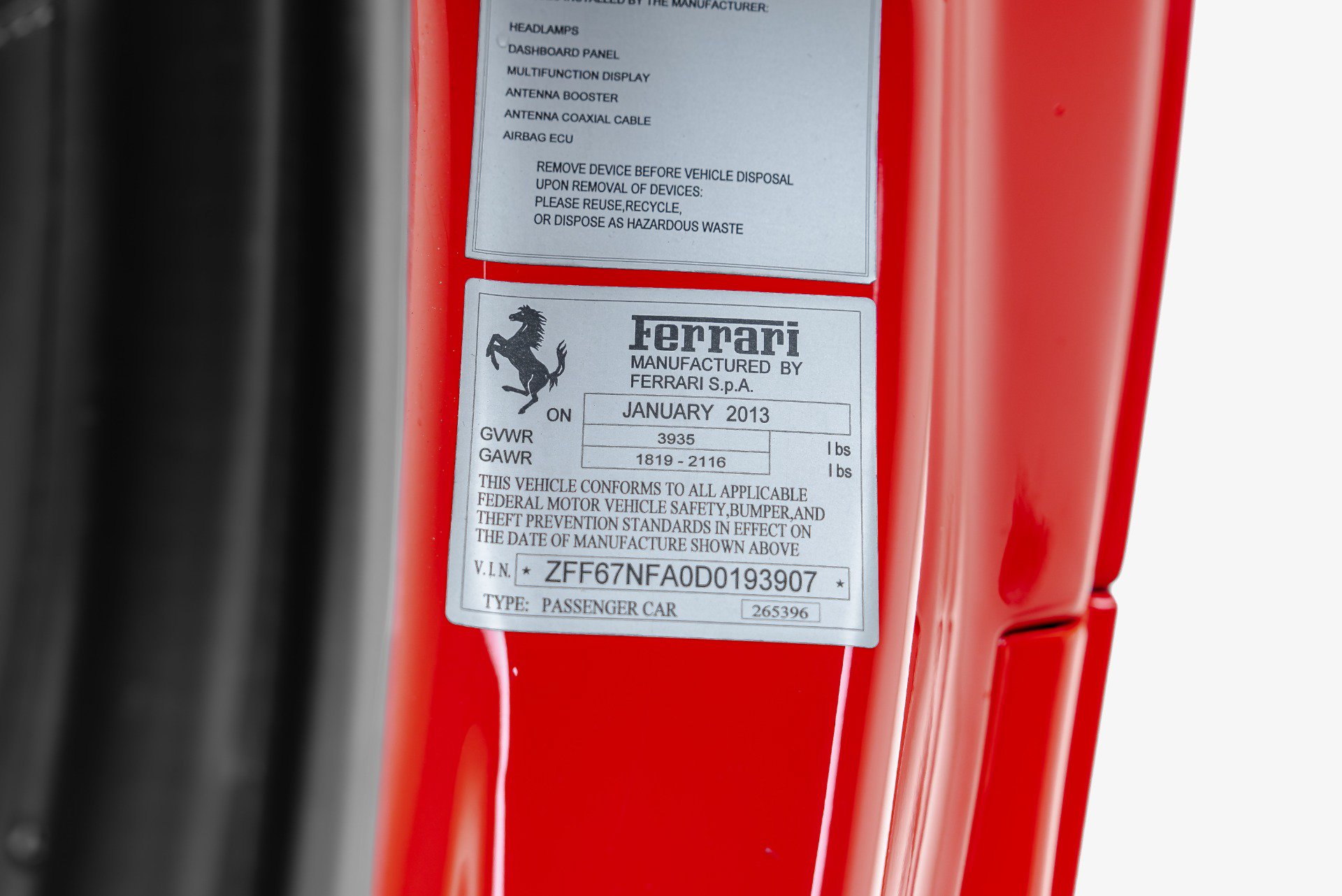 Used 2013 Ferrari 458 Italia Coupe RWD image 61