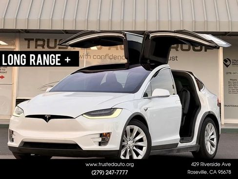 Used 2020 Tesla Model X Long Range AWD/4WD image 1