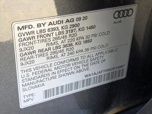 Used 2021 Audi Q7 2.0T Premium w/ Convenience Package image 24