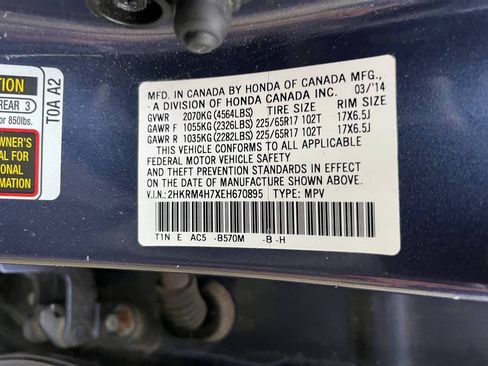 Used 2014 Honda CR-V EX-L image 13