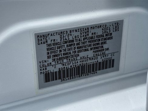 Certified 2024 Nissan Sentra SR image 28