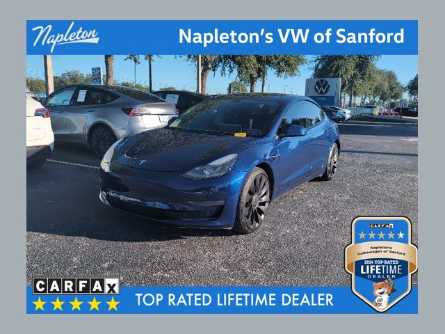 Used 2022 Tesla Model 3 Performance AWD/4WD image 1