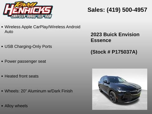 Used 2023 Buick Envision Essence w/ Sport Touring Package AWD/4WD image 23