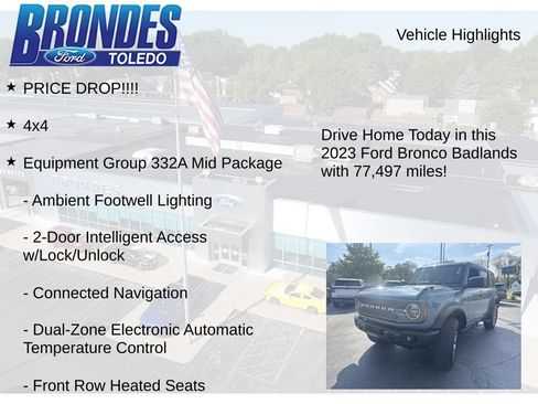 Used 2023 Ford Bronco Badlands AWD/4WD image 5