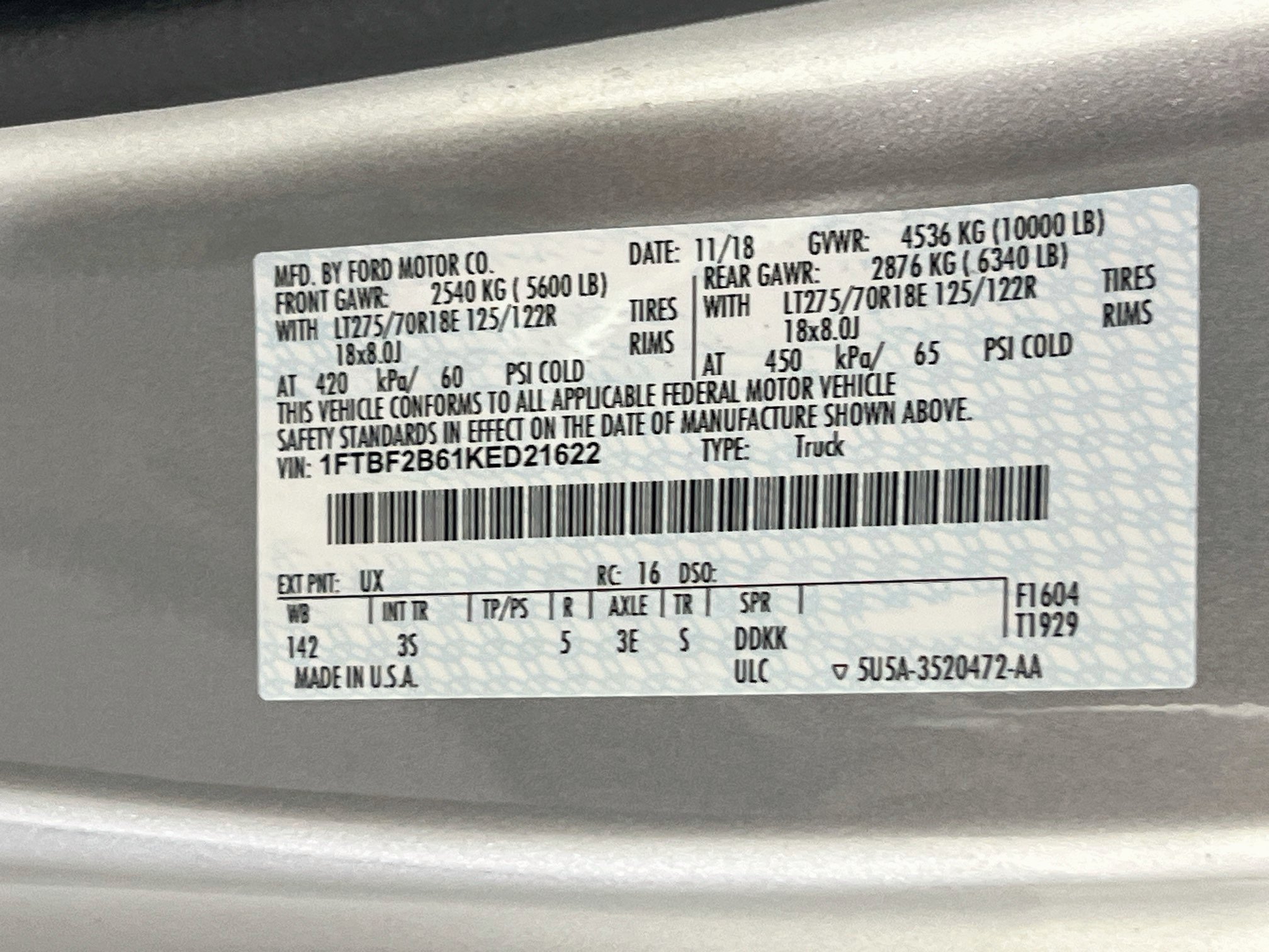 Used 2019 Ford F250 XLT w/ XLT Value Package AWD/4WD image 27