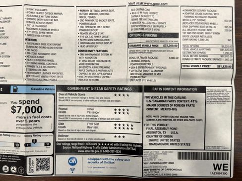 Used 2019 GMC Yukon XL Denali w/ Denali Ultimate Package image 67