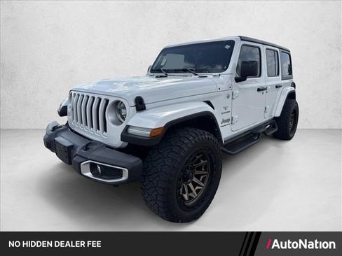 Used 2023 Jeep Wrangler Unlimited Sahara w/ LED Lighting Group AWD/4WD image 1