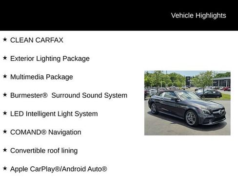 Certified 2019 Mercedes-Benz C 43 AMG 4MATIC Cabriolet image 5