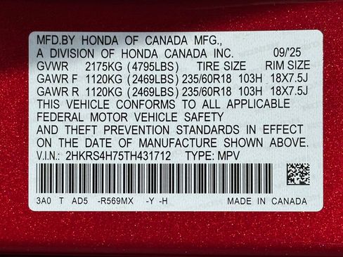 New 2026 Honda CR-V EX-L image 22