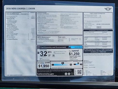 New 2026 MINI Cooper 2-Door Hardtop FWD image 17