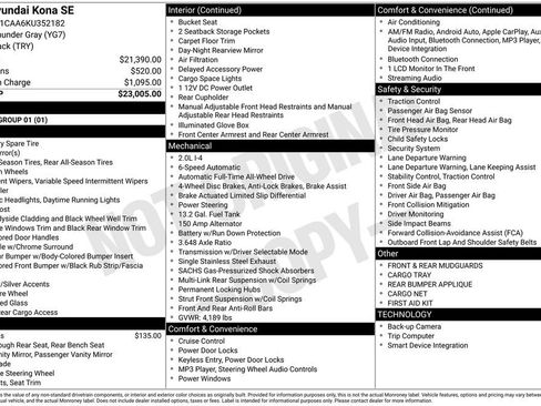 Used 2019 Hyundai Kona SE image 35