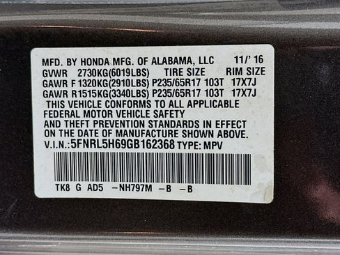 Used 2016 Honda Odyssey EX-L image 12