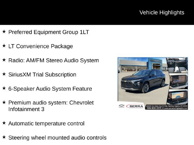 Used 2025 Chevrolet Trax LT w/ LT Convenience Package FWD image 4