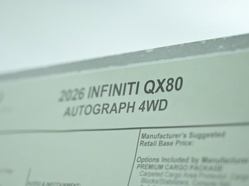 New 2026 INFINITI QX80 Autograph w/ Premium Cargo Package image 45
