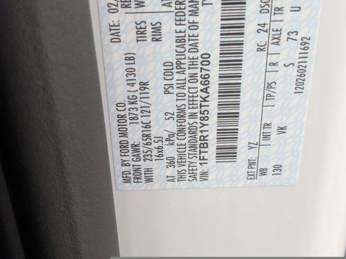 New 2026 Ford Transit 250 Low Roof image 21