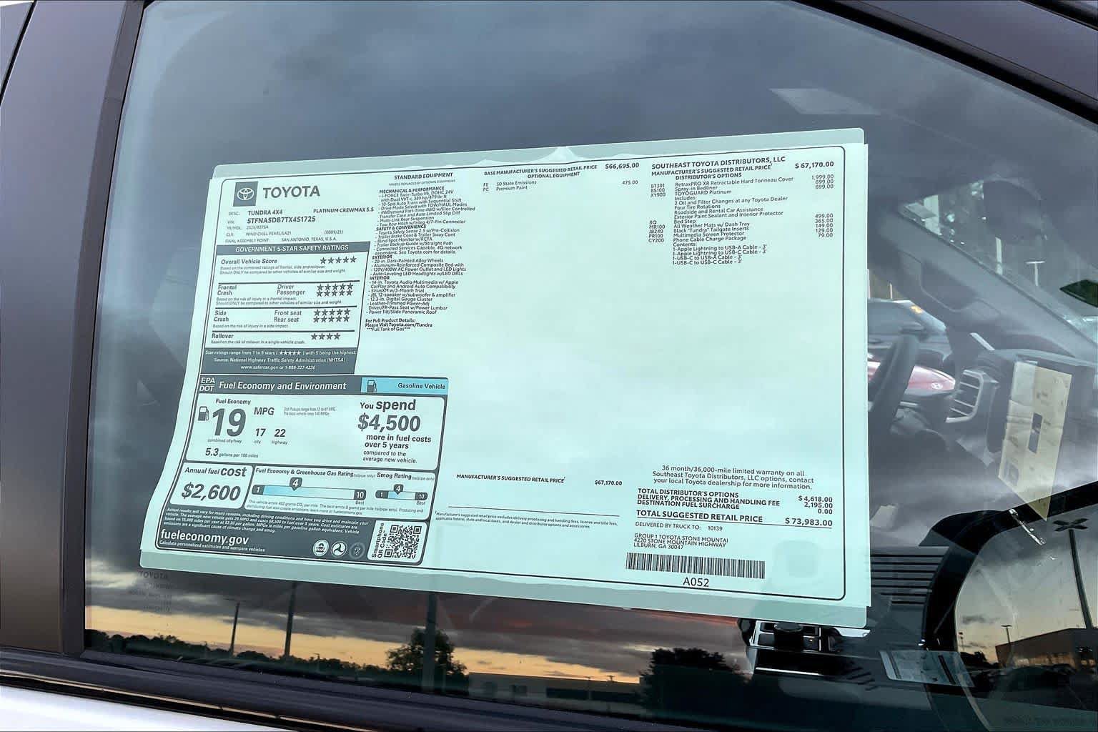 New 2026 Toyota Tundra Platinum AWD/4WD image 20