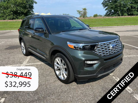 Certified 2023 Ford Explorer Platinum w/ Technology Package AWD/4WD 360° Tour