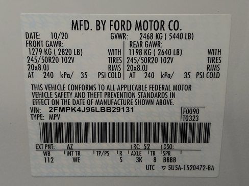 Used 2020 Ford Edge ST-Line AWD/4WD image 33