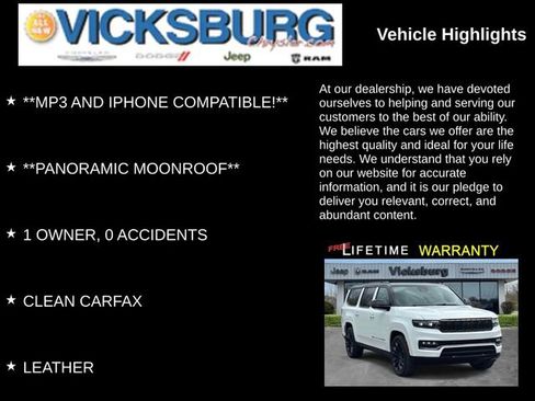 Used 2024 Jeep Grand Wagoneer L Series II w/ Quick Order Packagew 28T AWD/4WD image 19
