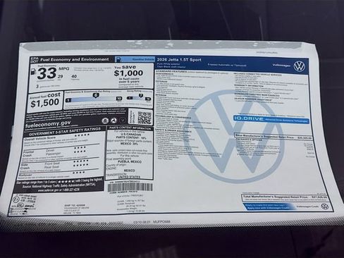 New 2026 Volkswagen Jetta Sport image 18