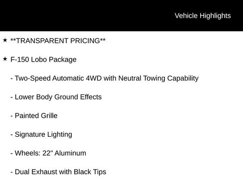 New 2026 Ford F150 STX w/ F-150 LOBO Package AWD/4WD image 6