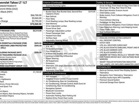 New 2026 Chevrolet Tahoe LT w/ Comfort Package AWD/4WD image 4