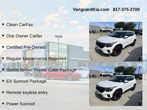 Certified 2025 Kia Seltos EX w/ EX Sunroof Package FWD image 6