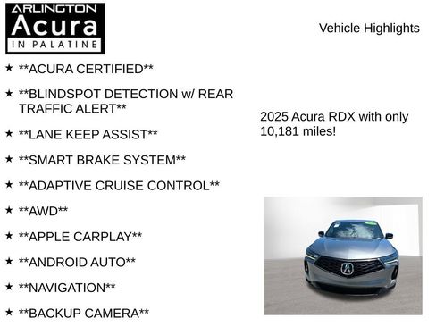 Used 2025 Acura RDX A-Spec AWD/4WD image 7