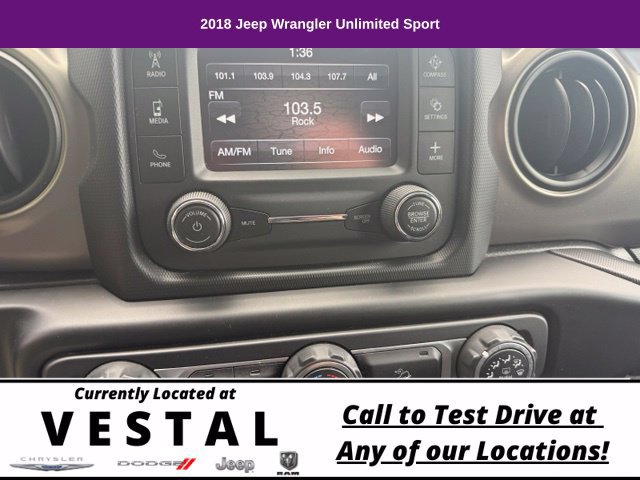 Used 2018 Jeep Wrangler Unlimited Sport AWD/4WD image 18