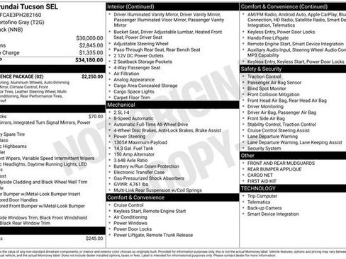 Certified 2023 Hyundai Tucson SEL w/ Convenience Package AWD/4WD image 12