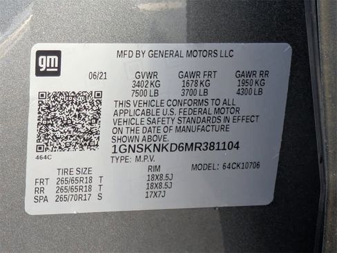 Used 2021 Chevrolet Tahoe LT image 43