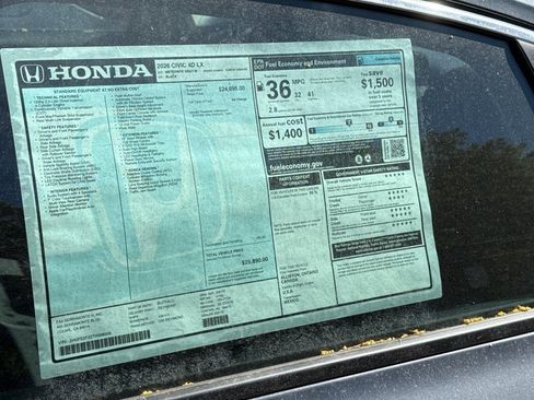 New 2026 Honda Civic LX image 31