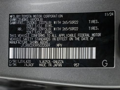 Used 2024 Lexus GX 550 w/ Accessory Package (Z1) AWD/4WD image 62