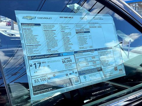 New 2025 Chevrolet Tahoe LS image 18