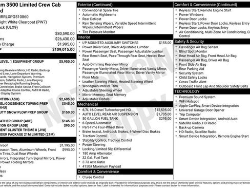 Used 2023 RAM 3500 Limited AWD/4WD image 7