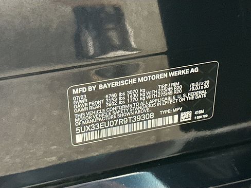 Certified 2024 BMW X5 M60i AWD/4WD image 36