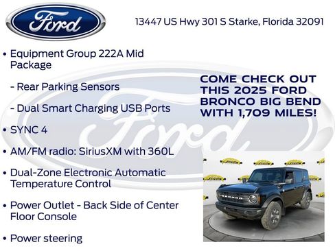 New 2025 Ford Bronco Big Bend AWD/4WD image 20
