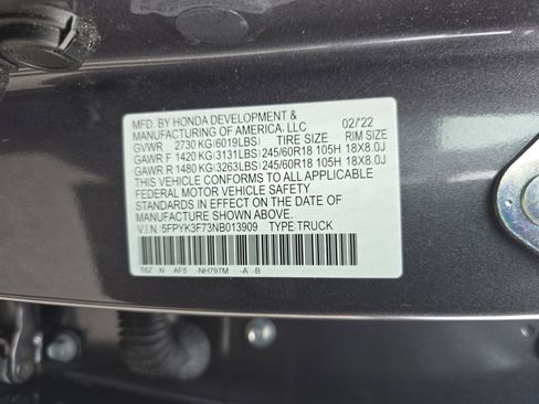 Used 2022 Honda Ridgeline RTL-E image 35