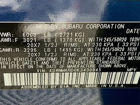 Used 2019 Subaru Ascent Touring w/ Popular Package #2 image 29