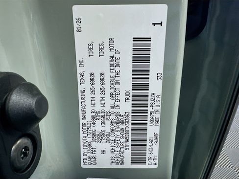 New 2026 Toyota Tundra Platinum image 12