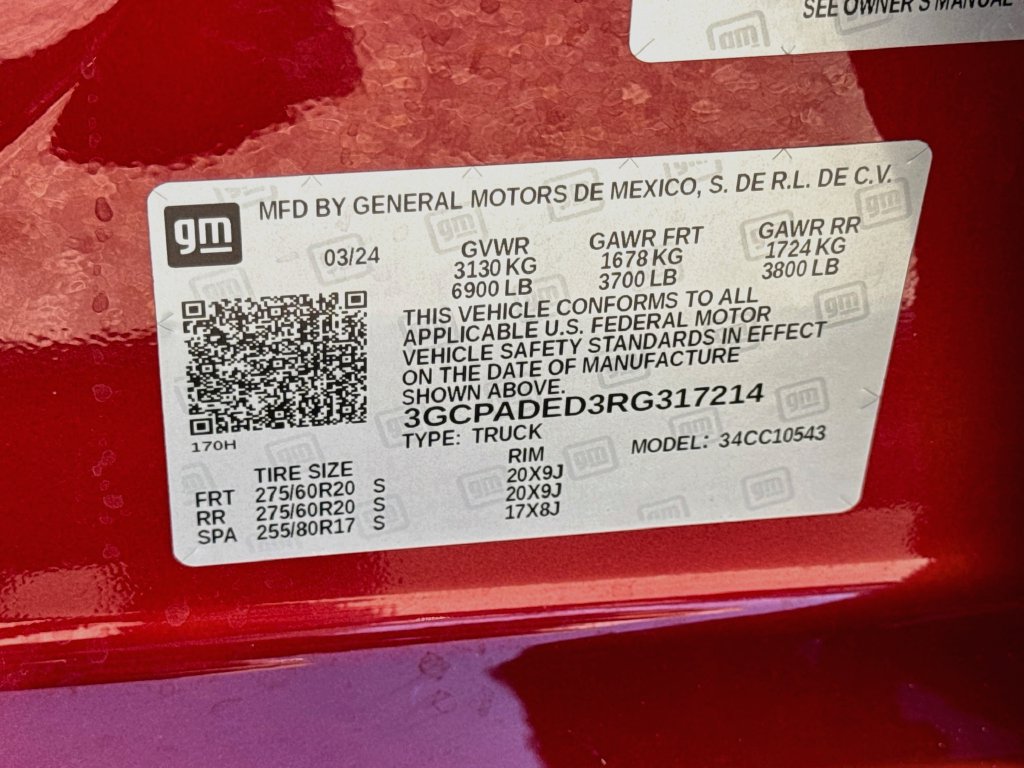 Used 2024 Chevrolet Silverado 1500 RST w/ Protection Package RWD image 39