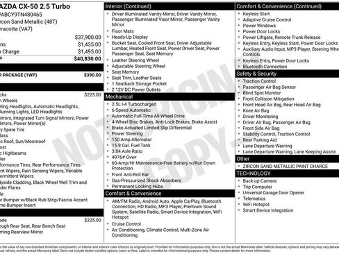 New 2026 MAZDA CX-50 AWD 2.5 S w/ Weather Package image 2